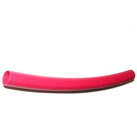 Midwest Fastener Heat Shrink Tube, Thin Wall, 3/16 in I.D. Before Shrinking, Red, 3 in, 10 PK 73084